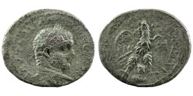 Caracalla. (215-217 AD). Billon Tetradrachm. (30mm 10,15g) Antioch. Obv: cuirassed bust of Caracalla right. Rev: eagle spreading wings standing left h...