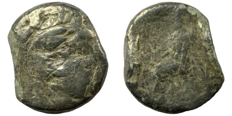 Alexander the Great. (336-323 BC) AR Drachm. (15mm, 3,17g) Obv: head of Alexande...