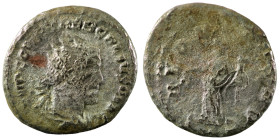 Trebonianus Gallus. (251-253 AD). BI Antoninian. (22mm, 3,88g) Antioch. Obv: IMP C C VIB TREB GALLVS P F AVG. radiate and cuirassed bust of Trebonianu...