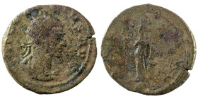 Claudius II. Gothicus. (268-270 AD). BI Antoninianus. (21mm, 3,25g) Antioch. Obv: IMP C CLAVDIVS AVG. draped and cuirassed bust right. Rev: SALVS AVG....