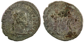 Valerian I. (253-260 AD). BI Antoninian. (23mm, 2,01g) Antioch. Obv: IMP C P LIC VALERIANVS AVG. radiate and cuirassed bust of Valerian right. Rev: RE...