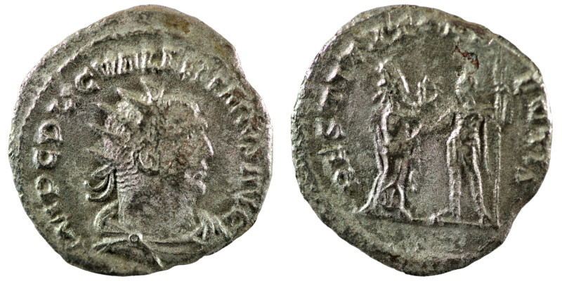 Valerian I. (253-260 AD). BI Antoninian. (23mm, 3,01g) Antioch. Obv: IMP C P LIC...