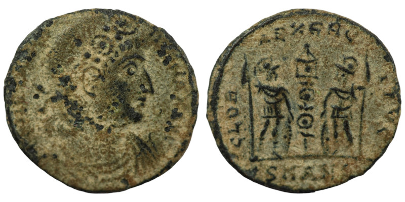 Constantinus I. (306-337 AD). Æ Follis. (16mm, 1,79g) Antioch. Obv: CONSTANTINVS...