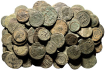 Roman Imperial. Lot Æ Follis. 100 pieces.