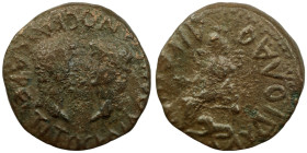 Titus and Domitian. (69-81 AD) Bronze Æ. (19mm, 5,15g) Lycaonia. Laodicea Catacecaumene.