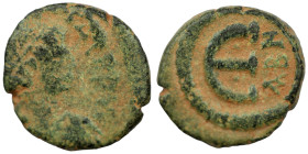 Justinian I. (527-565 AD). Pentanummium. (15mm, 2,24g) Antioch.