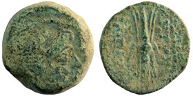 Antiochos IX. Philopator. (114-113 BC). Bronze . (18mm 6,23g) Antioch.
