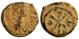 Justinian I. (527-565 AD). Pentanummium. (14mm, 2,19g) Antioch.