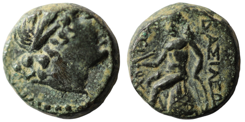 Antiochos III. the Great. (223-187 BC). Bronze Æ. (12mm, 2,69g) Antioch.