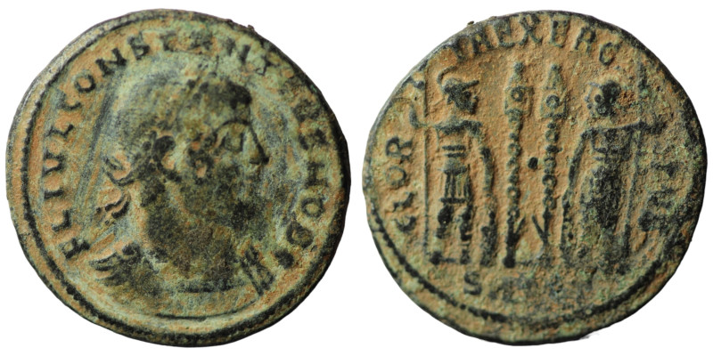 Constantinus I. (306-337 AD). Æ Follis. (19mm, 2,30g) Antioch. Obv: CONSTANTINVS...