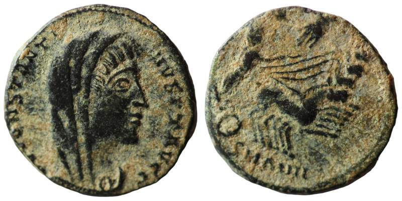 Divus Constantinus I. (337-340 AD). Æ Follis. (16mm, 1,57g) Antioch. Obv: DV CON...