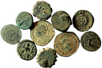 mixed Lot. Bronze Æs. 10 pieces.