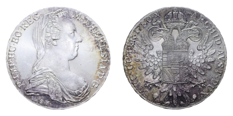 AUSTRIA TALLERO 1780 (1950) AG. 28,09 GR. FDC (SEGNETTI)
