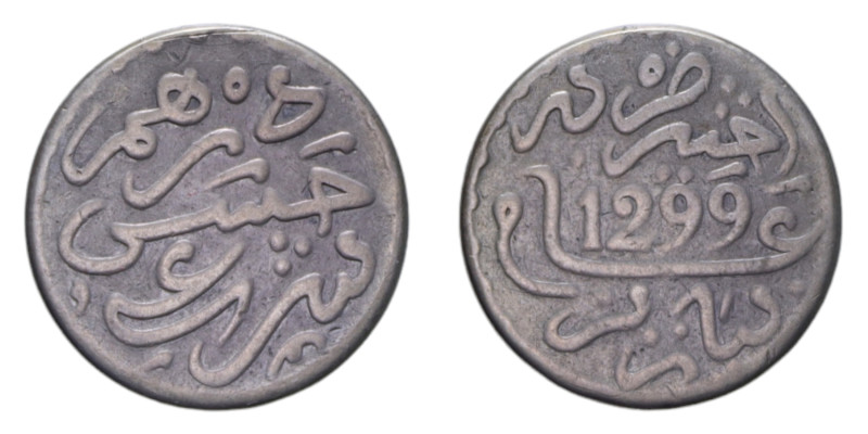 MAROCCO 1 DIRHAM 1299 AG. 2,76 GR. BB