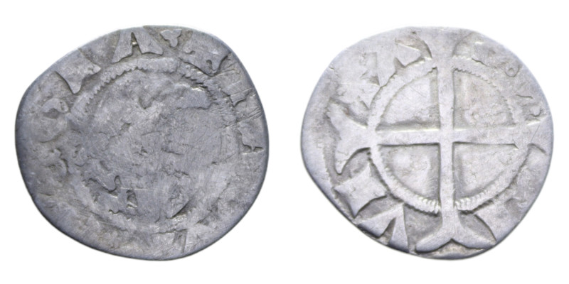 PADOVA ULRICO DI WALSEE (1320-1321) GROSSO AQUILINO AG. 0,85 GR. MB-BB