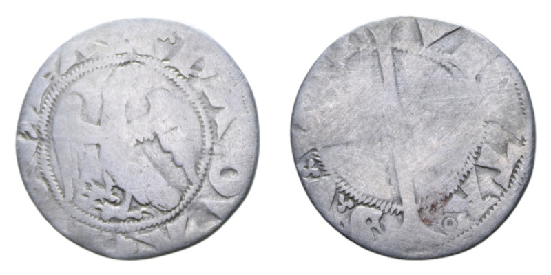 PADOVA ULRICO DI WALSEE (1320-1321) GROSSO AQUILINO AG. 0,95 GR. MB+