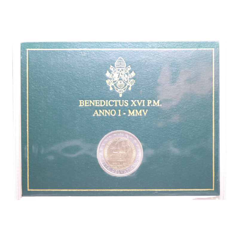 GIOVANNI PAOLO II (1978-2005) 2 EURO 2005 XX GIORNATA MONDIALE DELLA GIOVENTU' I...