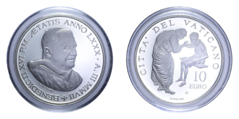 BENEDETTO XVI (2005-2013) 10 EURO 2007 LXXXI GIORNATA MISSIONARIA MONDIALE AG. 2...