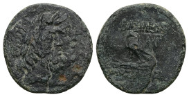 Kings of Thrace, Mostis. Ae, 4.63 g 20.93 mm. Circa 125-86 BC.