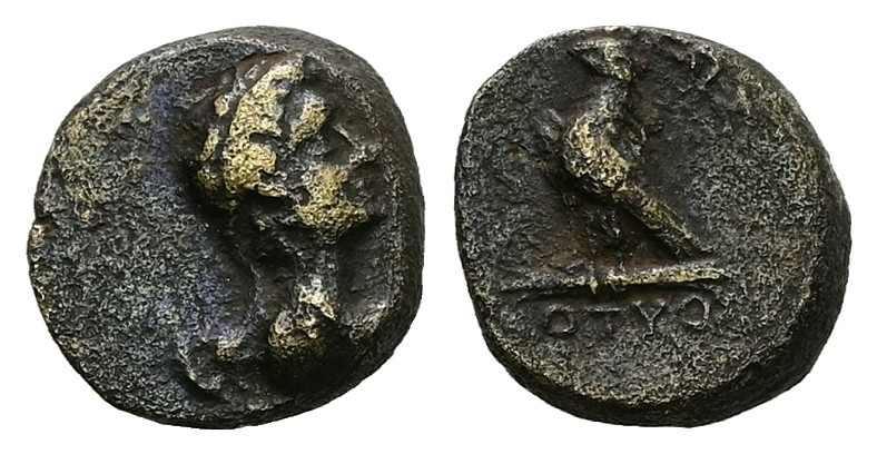 Kings of Thrace, Kotys II. Odessos or Bizye? Ae, 1.97 g 11.91 mm. Circa 57-48 BC...