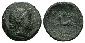 Kings of Thrace, Mostis, Ae, 4.71 g 19.82 mm. Circa 128-87 BC.