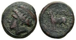 Thrace, Aigospotamoi. Ae, 7.70 g 20.80 mm. Late 4th century BC.