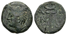 Thrace, Ainos. AE, 8.82 g 20.70 mm. Late fourth-early third century BC.