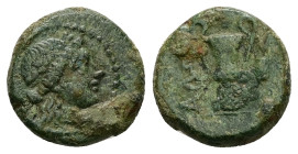 Thrace, Alopeconnesus. Ae, 3.52 g 14.92 mm. Circa 325-275 BC.