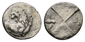 Thrace, Chersonesos. AR Hemidrachm. 1.78 g 13.71 mm. Circa 386-338 BC.
