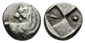 Thrace, Chersonesos. AR Hemidrachm. 2.31 g 11.79 mm. Circa 386-338 BC.