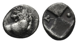 Thrace, Chersonesos. AR Hemidrachm. 2.34 g 13.16 mm. Circa 386-338 BC.