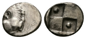 Thrace, Chersonesos. AR Hemidrachm, 1.75 g 13.03 mm. Circa 386-338 BC.