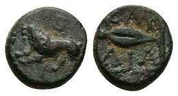 Thrace, Kardia, Ae, 1.88 g 12.00 mm. Circa 357-309 BC.