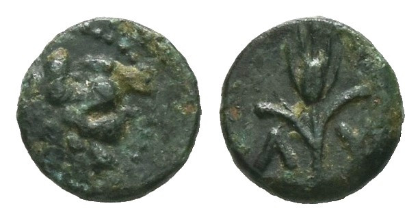 Thrace, Lysimacheia. Ae, 0.92 g 10.69 mm. Circa 309-220 BC.