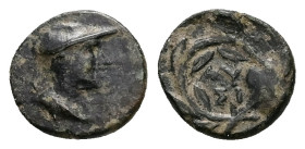 Thrace, Lysimacheia. AE, 0.84 g 10.82 mm. Circa 3rd-2nd centuries BC.