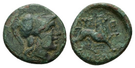 Thrace, Lysimacheia. Ae, 2.68 g 16.69 mm. Circa 196-190 BC.