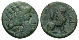 Thrace, Lysimacheia. Ae, 4.69 g 18.00 mm. Circa 309-220 BC.