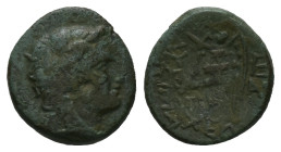 Thrace, Lysimacheia. Ae, 3.84 g 18.04 mm. Circa 309-220 BC.