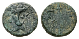 Thrace, Sestos. Ae, 1.91 g 12.54 mm. Late 2nd century BC.