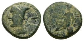 Thrace, Sestos. Ae, 5.82 g 17.67 mm. Circa 150 BC.