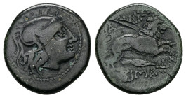 Kings of Thrace, (Macedonian). Lysimachos, Ae. 5.47 g 20.58 mm. Lysimacheia, 305-281 BC.