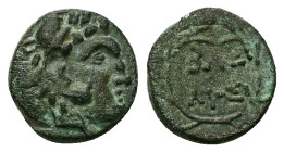 Kings of Thrace (Macedonian). Lysimachos. Ae. 1.75 g. 13.01 mm. 305-281 BC.