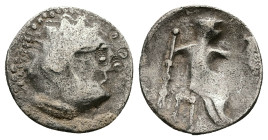 Kings of Macedon, Alexander III 'the Great', Celtic imitation. AR Drachm, 2.67 g 18.70 mm. 336-323 BC.