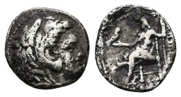 Kings of Macedon, Alexander III 'the Great'. AR Hemidrachm, 1.94 g 13.57 mm. 336-323 BC.