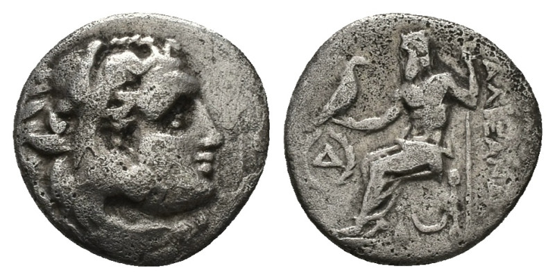 Kings of Macedon, Alexander III 'the Great', AR Drachm, 3.81 g. 18.14 mm. 336-32...