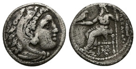 Kings of Macedon, Alexander III 'the Great', AR Drachm, 4.04 g 17.56 mm. 336-323 BC.