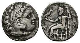 Kings of Macedon, Alexander III 'the Great', AR Drachm, 3.63 g 17.45 mm. 336-323 BC.