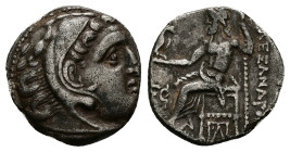 Kings of Macedon, Alexander III 'the Great', AR Drachm, 3.82 g 11.70 mm. 336-323 BC.