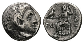 Kings of Macedon, Alexander III 'the Great', AR Drachm, 3.92 g 16.13 mm. 336-323 BC.