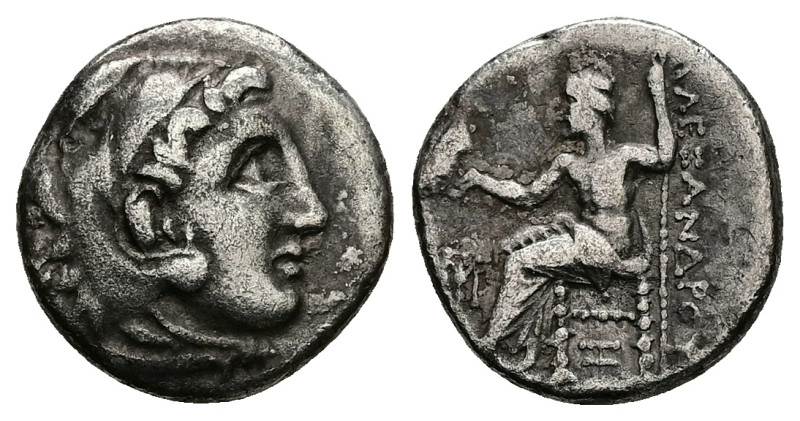 Kings of Macedon, Alexander III 'the Great', AR Drachm, 4.01 g 16.62 mm. 336-323...